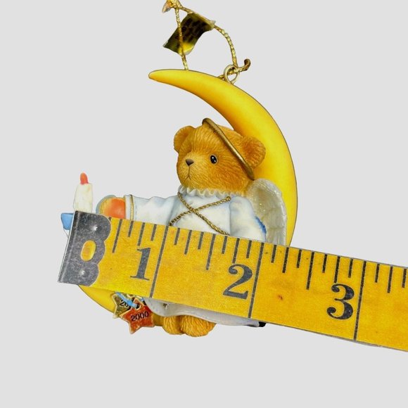 ANGEL SITTING ON MOON 2000 Cherished Teddies Hanging Ornament #706663 - Picture 7 of 14